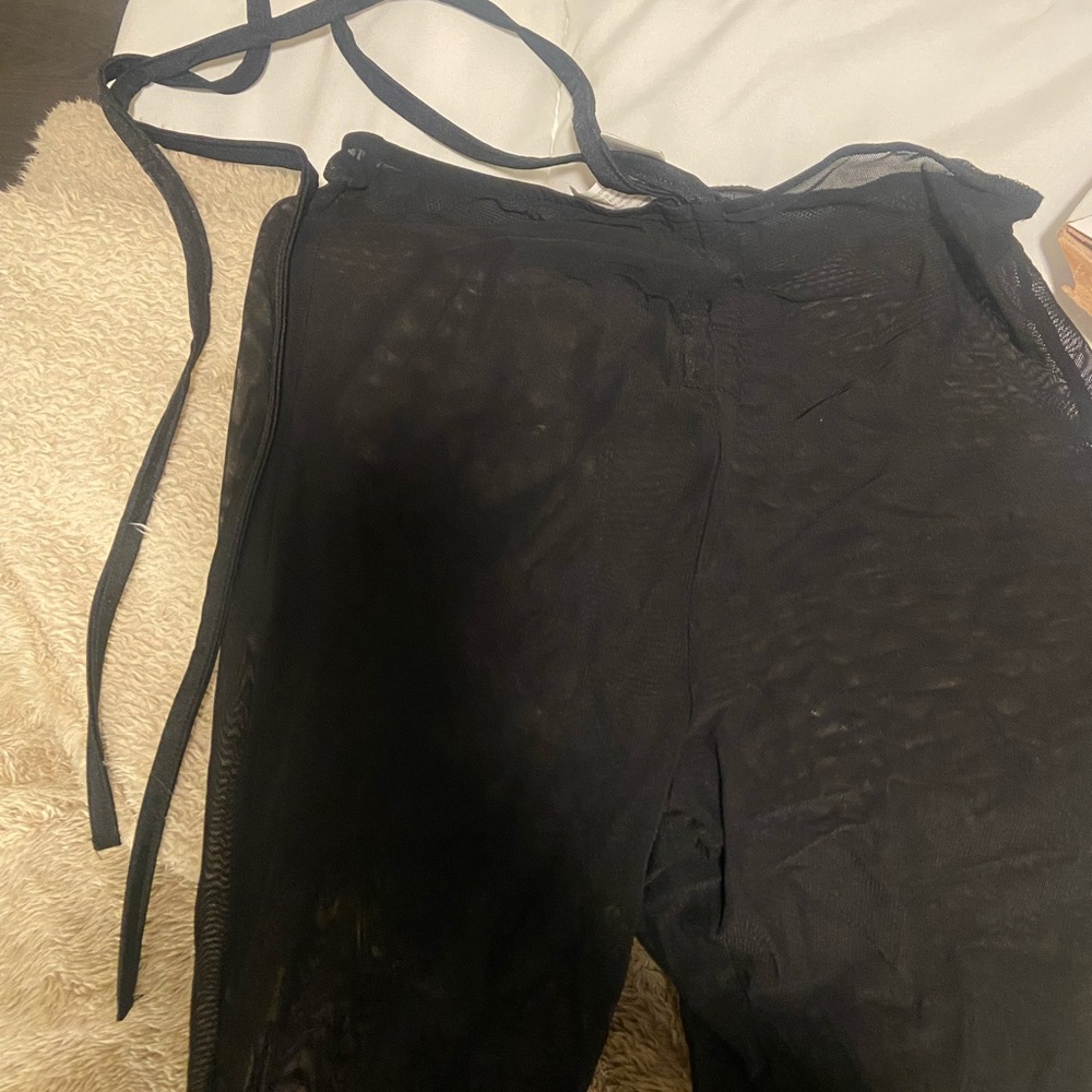 iheartraves mesh bottom pants
